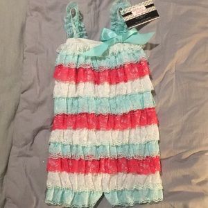 NWT lace romper